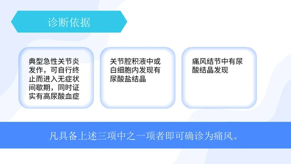 蓝绿色简约痛风患者护理护士护理培训PPT模板