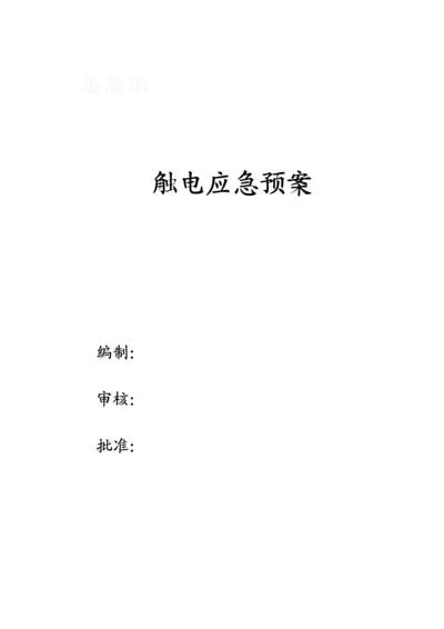 项目部触电应急预案.docx