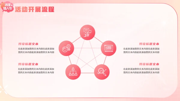 红色浪漫情人节活动策划通用PPT模板