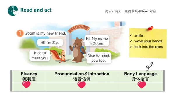 Unit 1 Making friends Part Reading time（优课）课件（24张P
