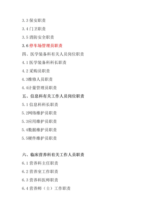 医院后勤管理制度职责应急预案等.docx