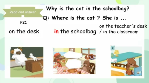 Unit 2 My schoolbag-Story time（课件）-2024-2025学年人教PE