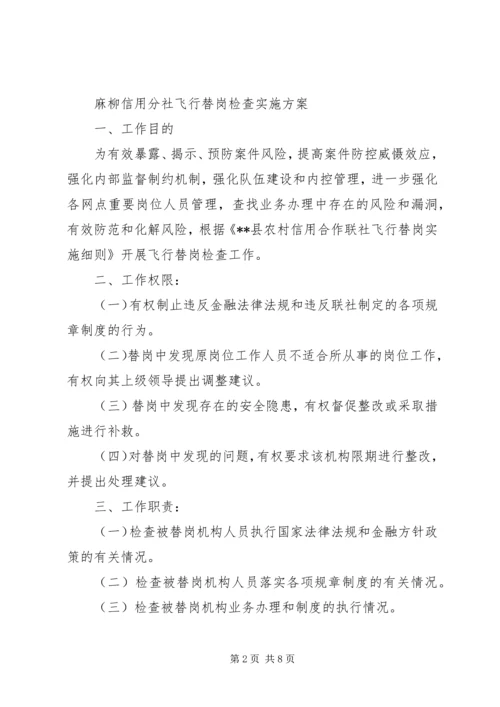 联社监审部现场检查实施方案 (2).docx