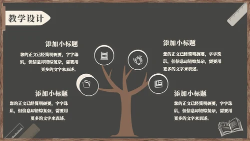 黑板风教学通用PPT模板