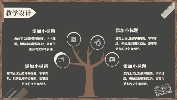 黑板风教学通用PPT模板