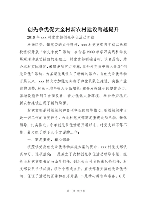 创先争优促大金村新农村建设跨越提升 (5).docx