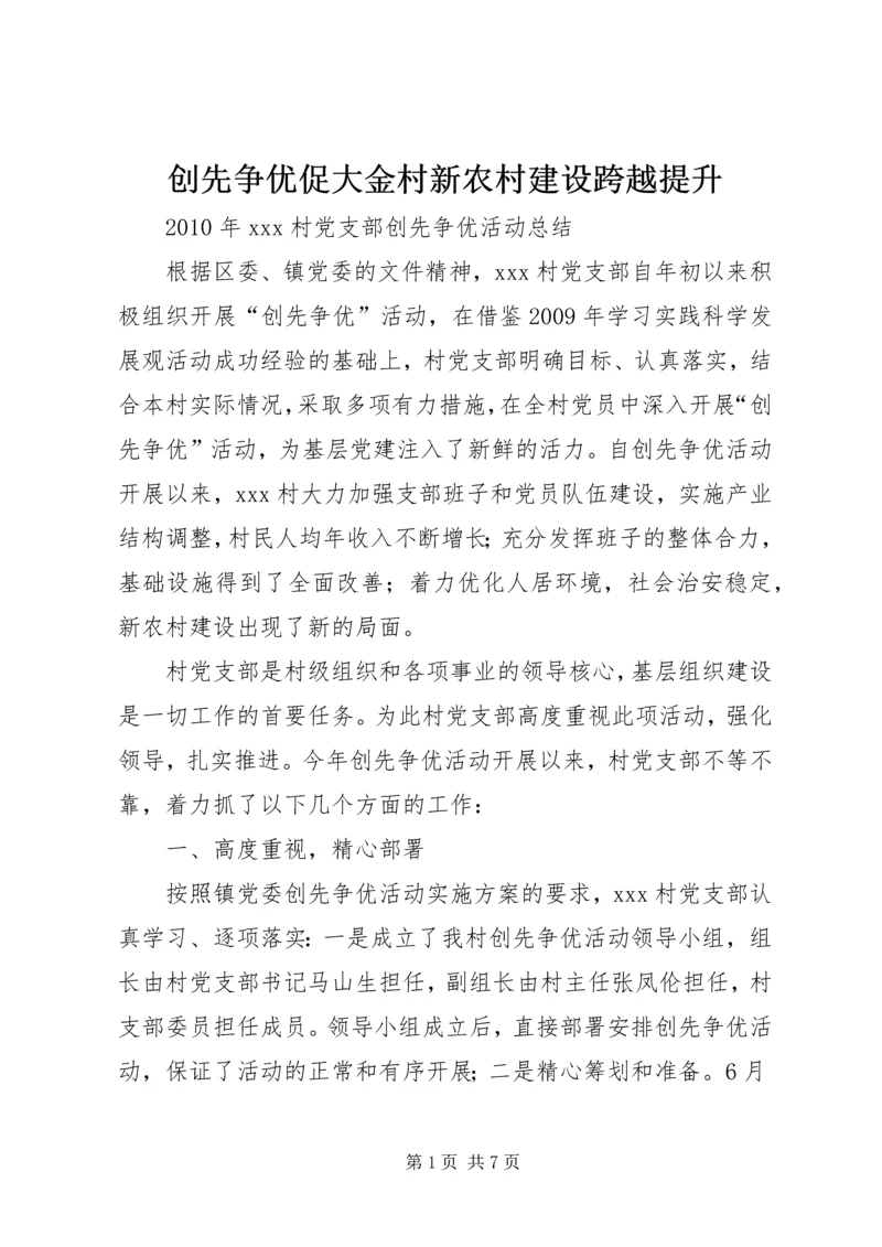 创先争优促大金村新农村建设跨越提升 (5).docx