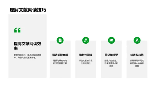 研究生学术导引PPT模板