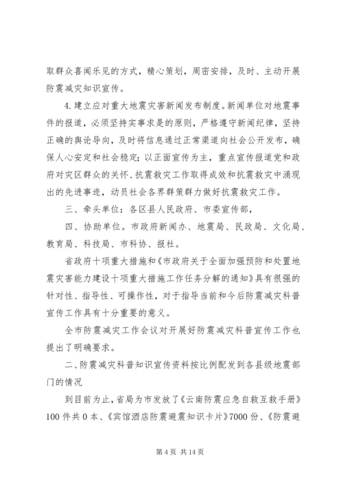 防震减灾科普宣传自查报告 (2).docx