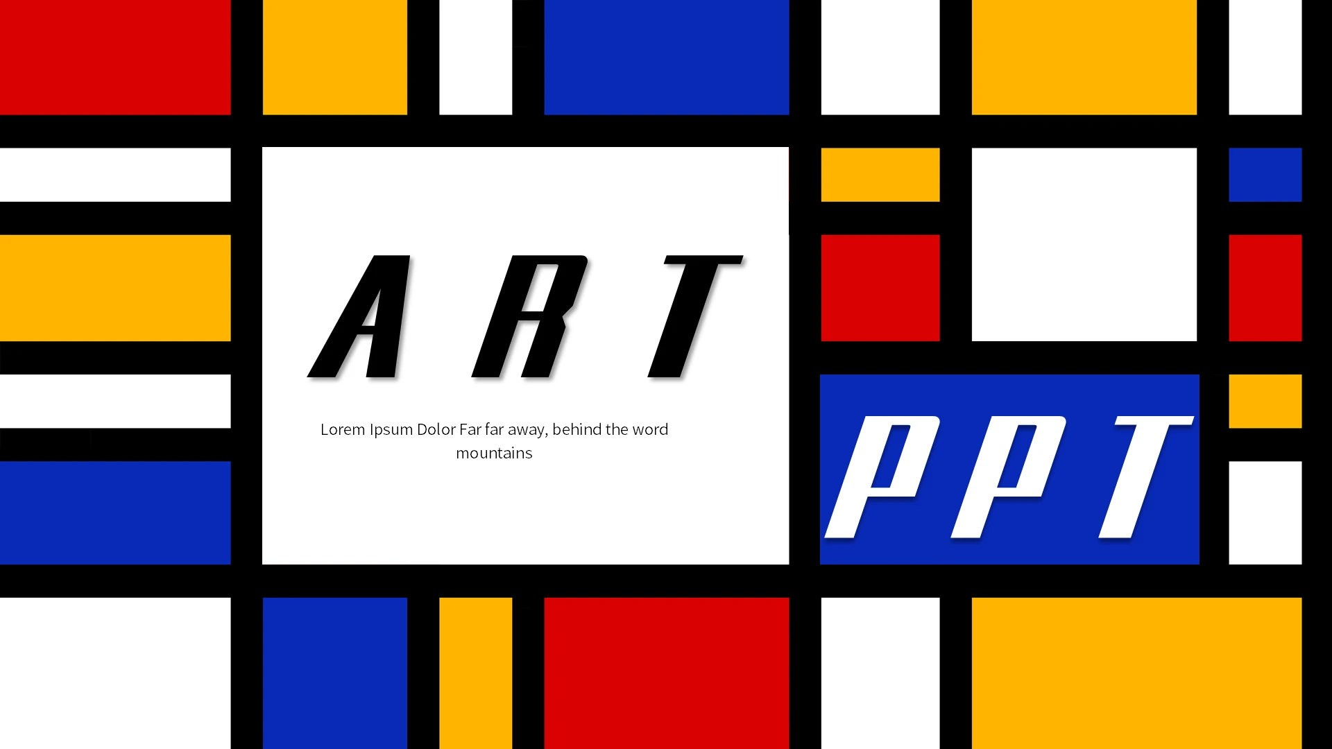 创意色彩艺术抽象简约工作总结述职汇报PPT模板抽象晕染艺术展示