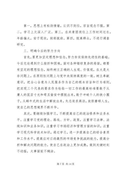 党员党性定期分析材料范文.docx