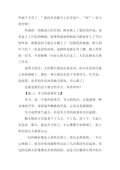 冬天的故事作文300字.docx