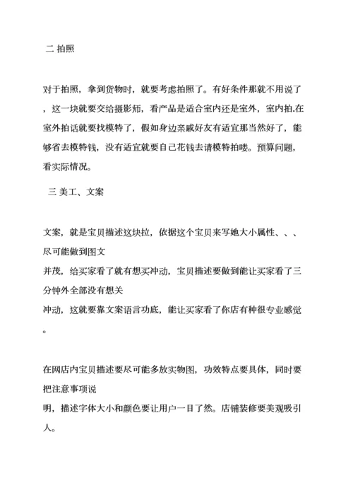 淘宝店铺营销专业策划专项方案.docx