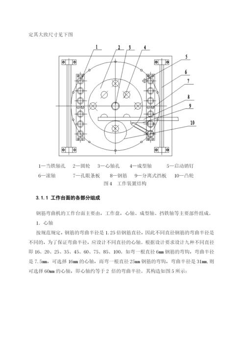 型钢筋弯曲机的结构设计与运动分析毕业论文.docx