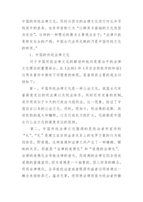 法律文化论文精编.docx