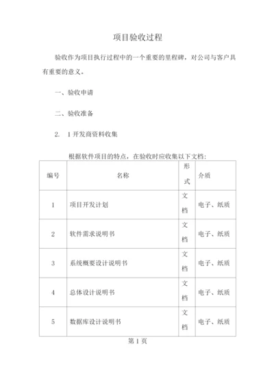 软件项目验收流程各步骤内容.docx