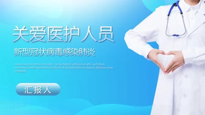关爱医护人员动态PPT