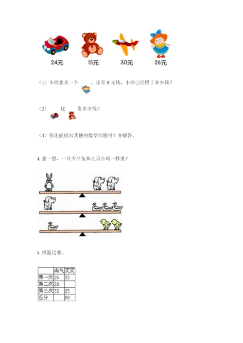 小学二年级数学应用题大全带答案（考试直接用）.docx