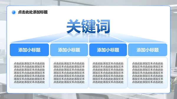 蓝色渐变商务风安全生产工作汇报PPT模板
