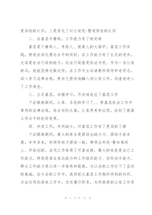 警察个人述职报告范文.docx