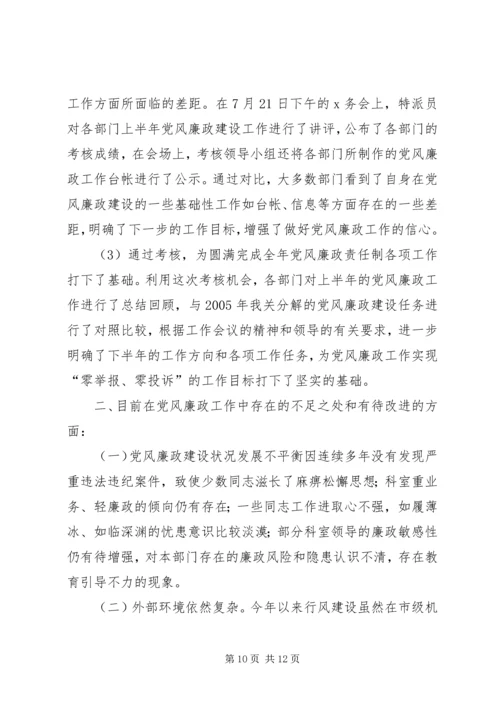 年终党风廉政建设工作报告.docx