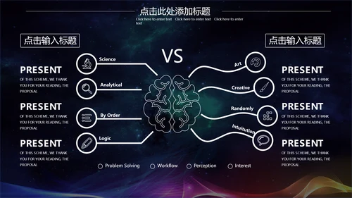 幻彩宇宙黑洞商业计划书通用PPT模板