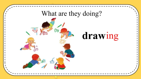 Module 3 Unit 2 What's the elephant doing? 课件(共37张