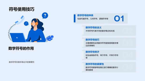 数学学习与社团活动PPT模板