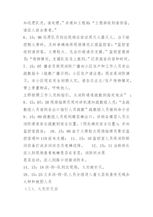 小区物业消防演习方案.docx