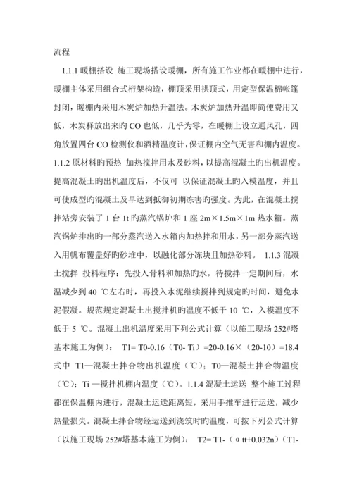 混凝土暖棚法综合施工专题方案.docx