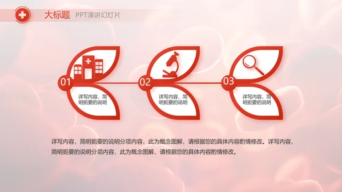 红色医疗红细胞血小板血液检测PPT