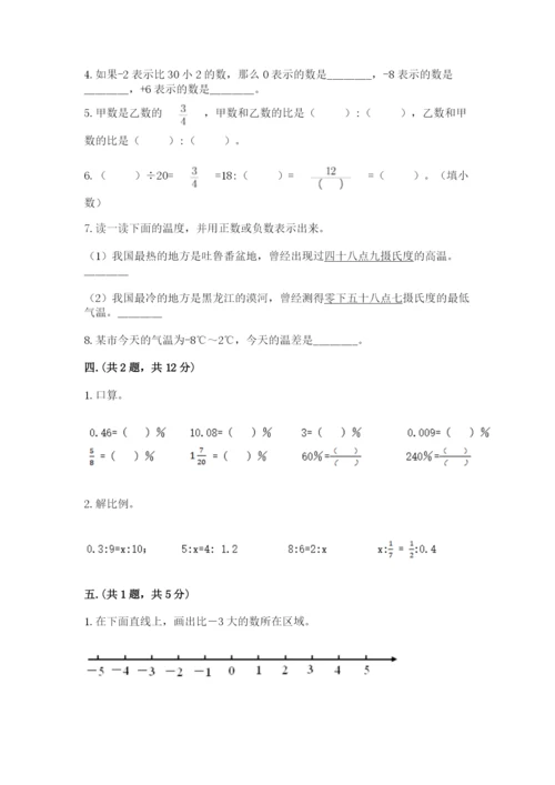 苏教版六年级数学小升初试卷（真题汇编）.docx