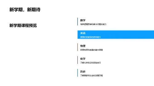 掌握学期课程