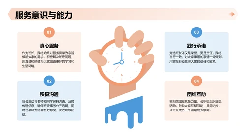 班长竞选演讲PPT模板