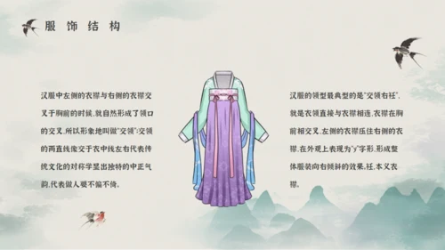 汉服文化知识宣传通用PPT课件模板