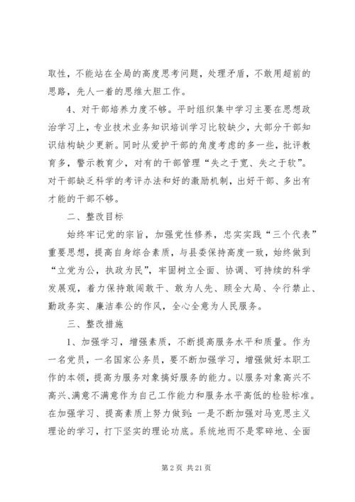 作风建设个人剖析及整改措施.docx