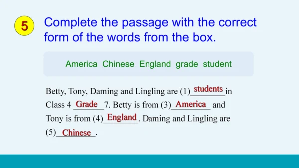【轻松备课】外研版初中英语七年级上Module 1 Unit 1教学课件
