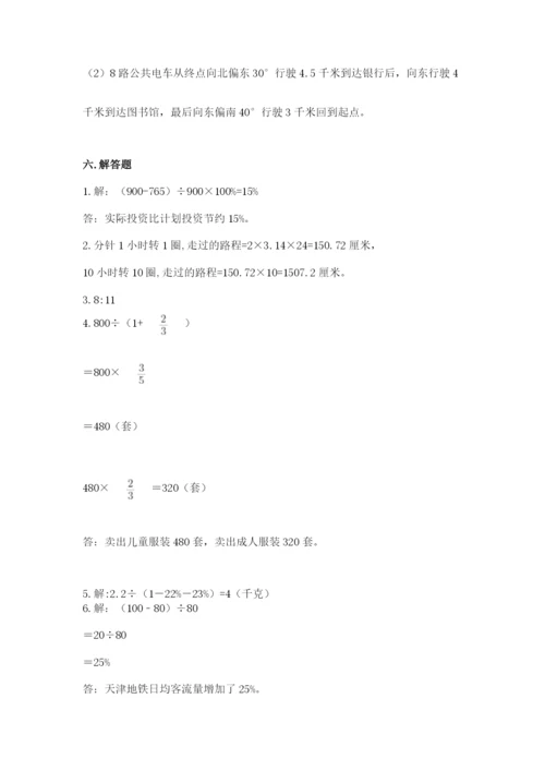 小学数学六年级上册期末模拟卷含完整答案（名师系列）.docx