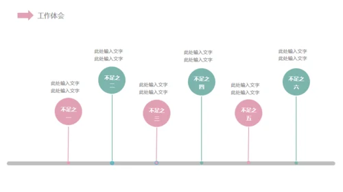 小清新粉色花草通用PPT模板