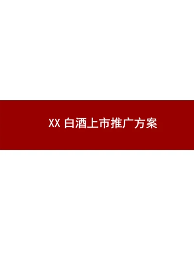 白酒新产品上市方案.docx