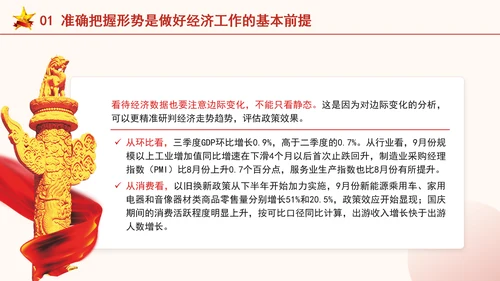 2024年当前经济形势分析与展望党课ppt