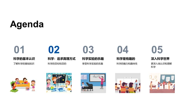 科学实验探秘PPT模板