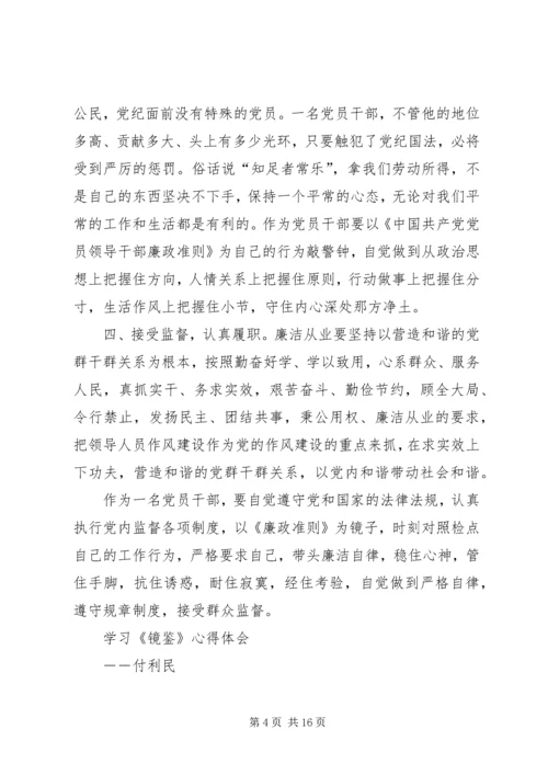 学习《镜鉴》体会[模版] (4).docx