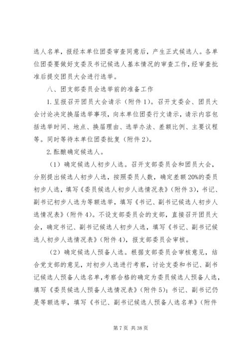 公司基层团支部换届选举工作手册.docx