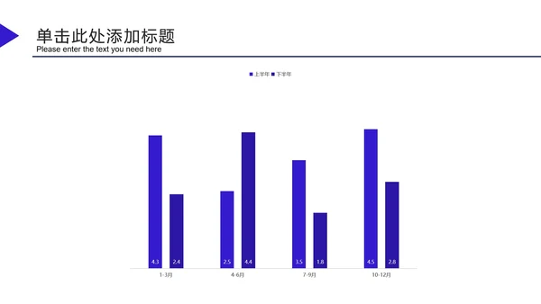 深蓝科技风发射三角PPT模板