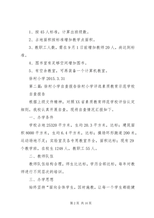 徐村小学自查整改报告.docx