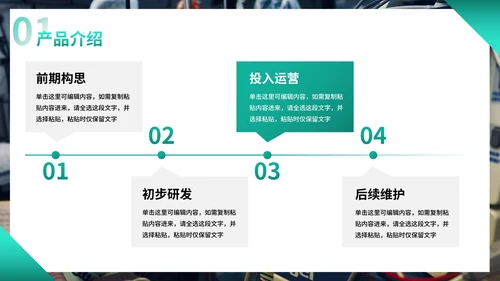 实景高级商务医疗器械产品发布会PPT模板
