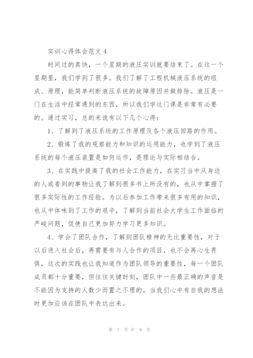 实训心得体会范文5篇.docx