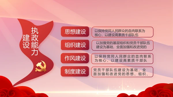 红色党建党支部党员主题党日微党课PPT