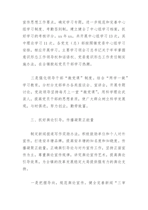 意识形态工作思想汇报总结(精选7篇).docx